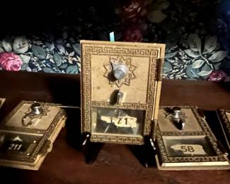 Vintage Brass USPS mailbox doors