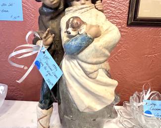 RARE! Large Lladro figurine 1970's "Facing the Wind"