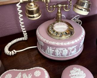 Beautiful Wedgewood Phone and additional pieces in many colors