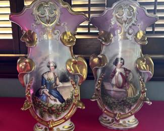 A pair of Antique French Vases - 150 years old