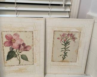 Framed prints - matched set