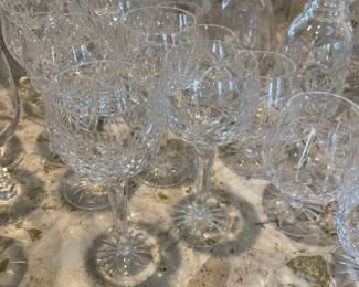 Waterford - Lismore - white wine hock glasses - 8 available