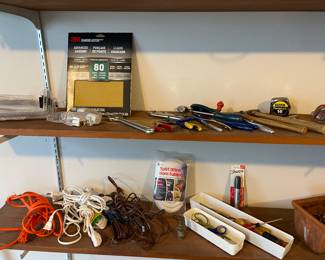 Hand tools, extension cords, and more!