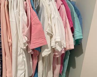 Ralph Lauren polos, and golf shirts