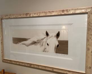 Framed artwork - signed