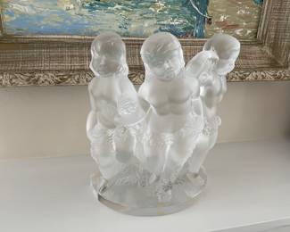Lalique figurine - Luxenbourg - 9" tall