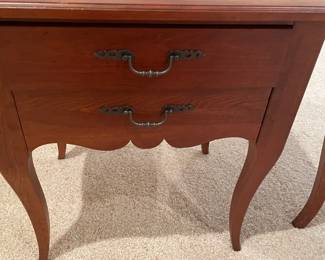 Ethan Allen 2-drawer nightstand or side table