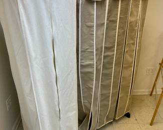 Wardrobe bags and clothing rack