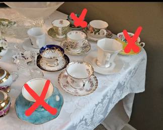 $6 ea tea cups