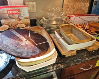 Pampered Chef baking stoneware