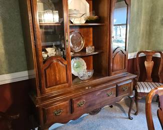 Cherry Hutch 2pc  $200
