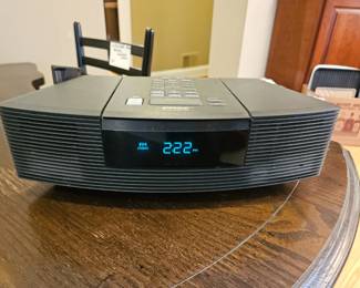 $75 Bose CD radio, on/off button little touchy,  works great with remote