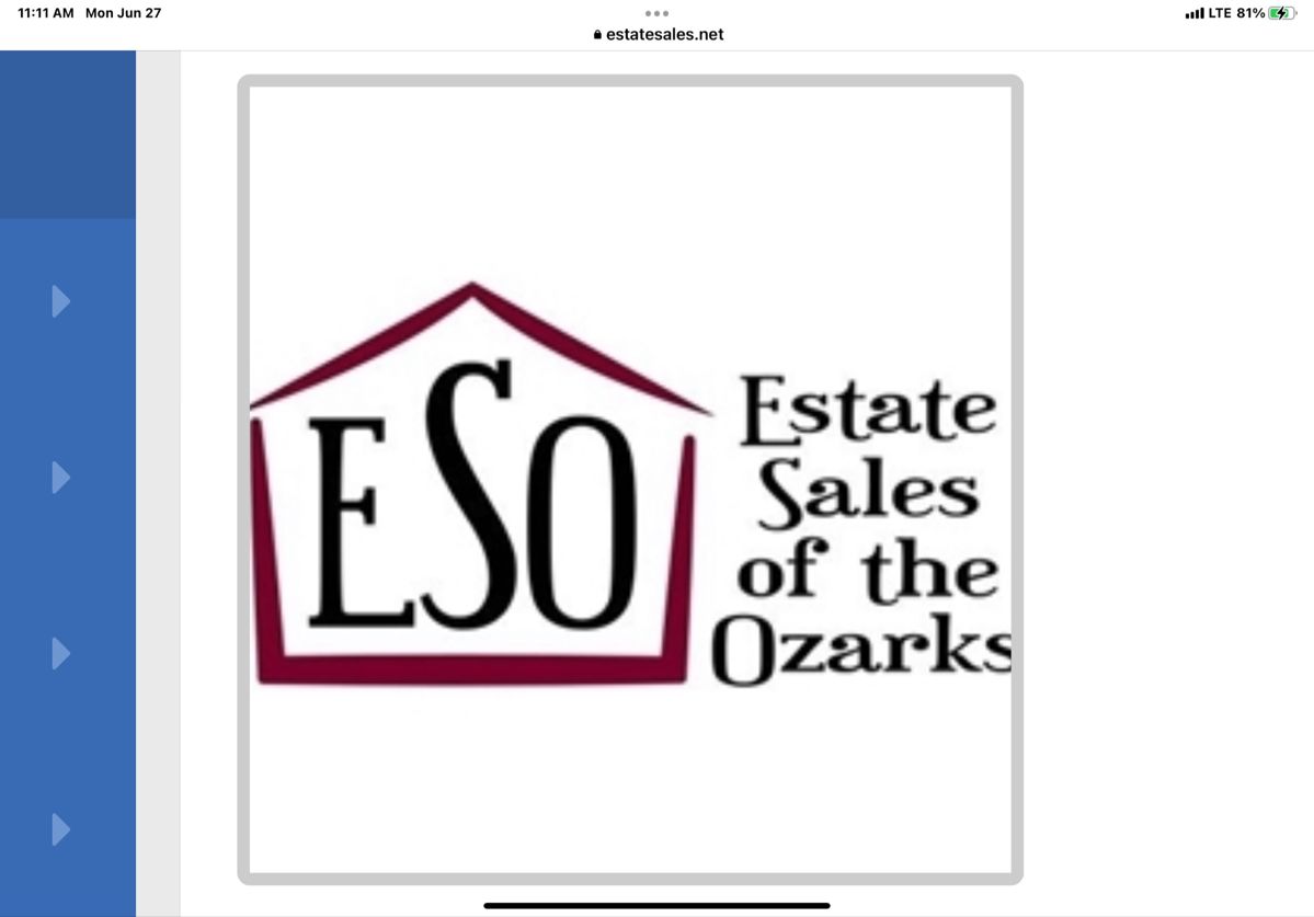 Estate Sales of the Ozarks - ESO - Springfield's #1 Estate Sale Company - Established in 2007