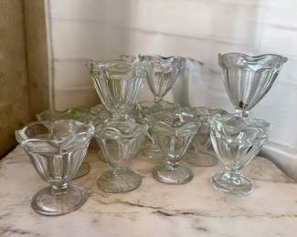 Vintage Ice Cream Sundae dishes
