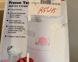 Rival Frozen Yogurt and Ice cream maker