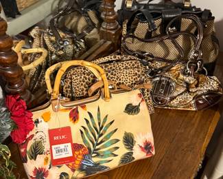 Purses Galore - many still with NEW tags