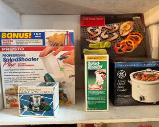 Presto Salad Shooter, Grill food saver, oval crock pot