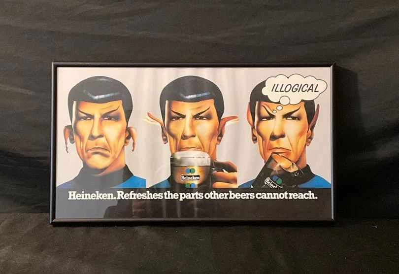 Vintage Heineken Spock Poster