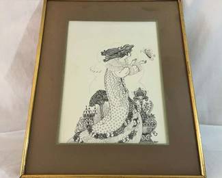 Vintage Print By Basso