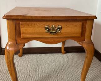 Oak End Table