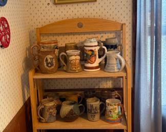 TONS OF POTTERY MUGS