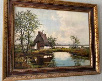 ORIGINAL OIL ON CANVAS SIGNED H. WALTER