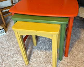 VINTAGE NESTING TABLES