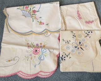 LOVELY HAND STITCHED LINENS