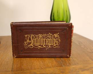 1800s Autographs book