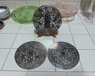 Sterling & Glass Trivets