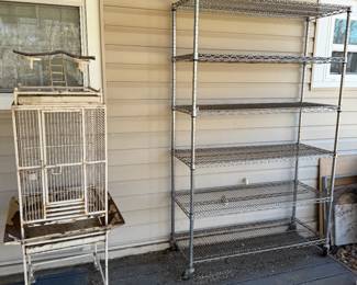 Birdcage and Shelving