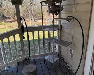 Plant Stand and Small Grill