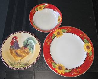 Sakura Chanticleer Rooster Dinnerware Set
