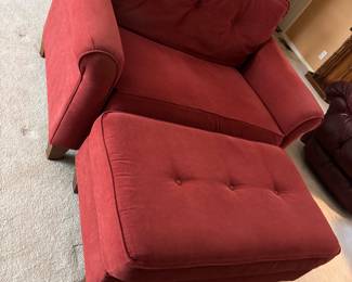 Cute loveseat and ottoman 