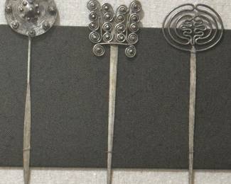 vintage hair pin art