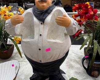 The chef is missing his wine bottles. He needs a new home to replentish