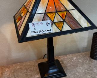 Tiffany style lamp