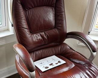 leather desk chair