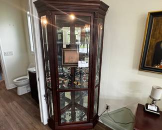Corner Curio Cabinet