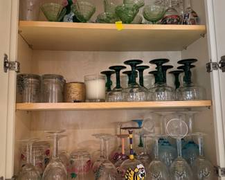 Pool side etc plastic glassware