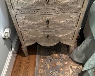 Beautiful carved bedside table