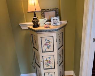 Painted accent cabinet