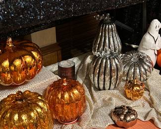 Light up mercury pumpkins