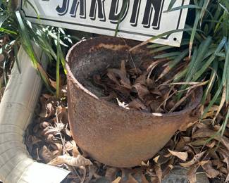 Antique Cast Iron Caldron 