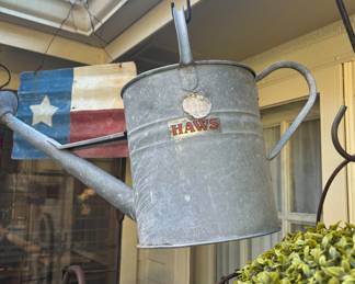 Vintage Galvanized Haws Watering Can
