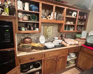 Vintage Copper Tea Pot, Vintage Electric Bread Warmer, Corning Ware, Fire King