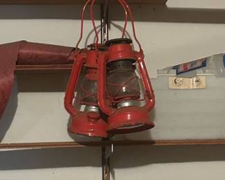 Vintage hanging lanterns