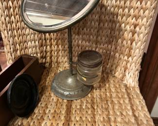 Vintage Shaving mirror and stand