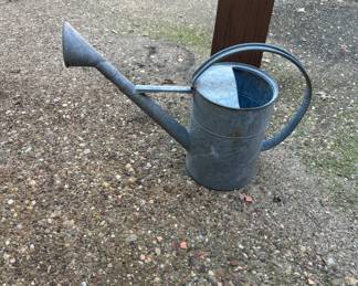 Vintage Galvanized Watering Can