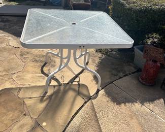 Glass top Patio Table